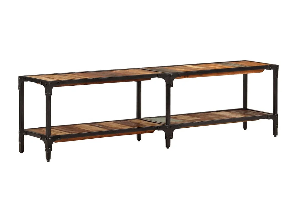 Meuble TV 150x30x41 Bois massif de récupération