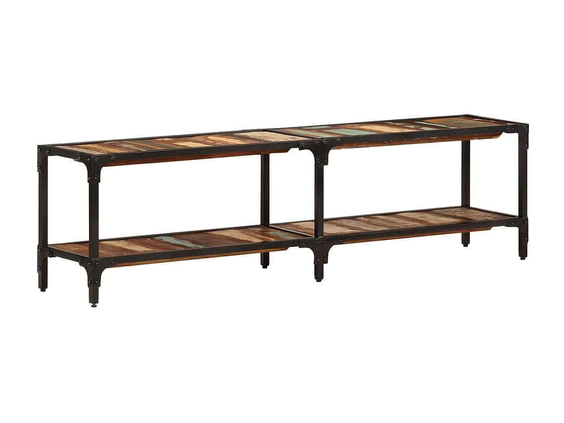 Meuble TV 150x30x41 Bois massif de récupération