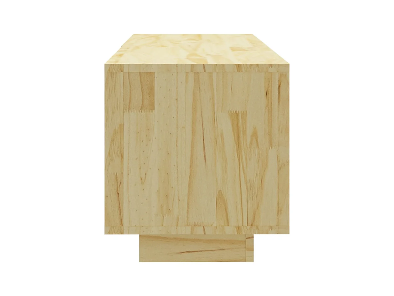 Meuble TV 110x30x33,5 Bois de pin massif