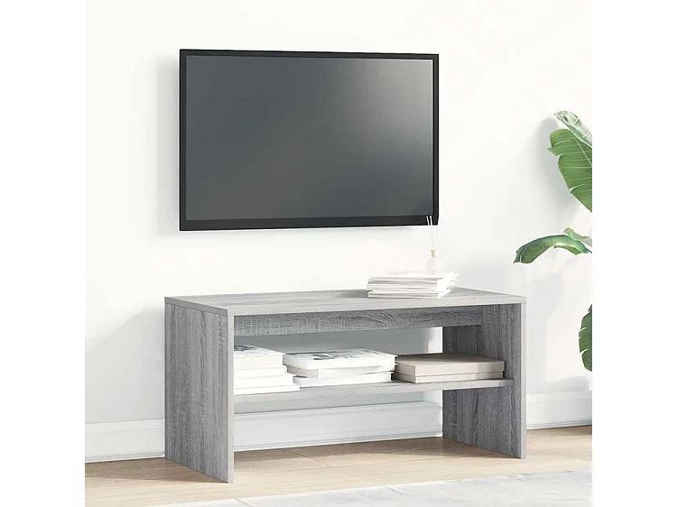 Meuble TV sonoma gris 80x40x40 bois d'ingénierie