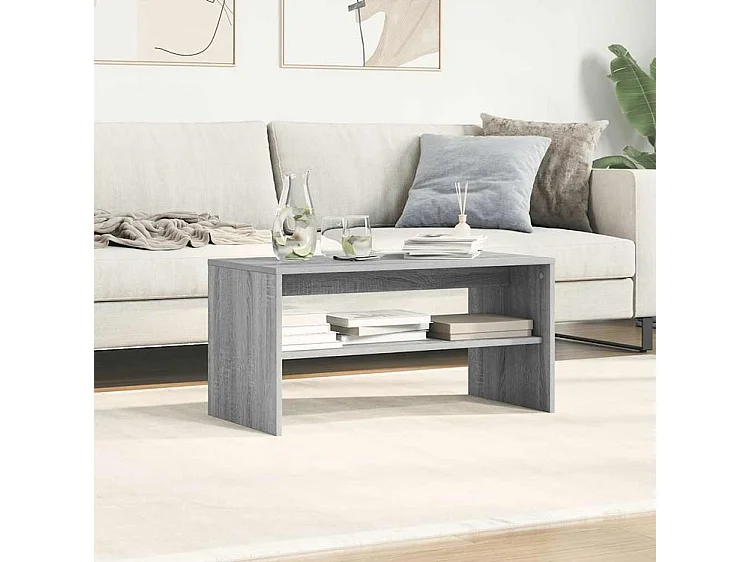 Meuble TV sonoma gris 80x40x40 bois d'ingénierie