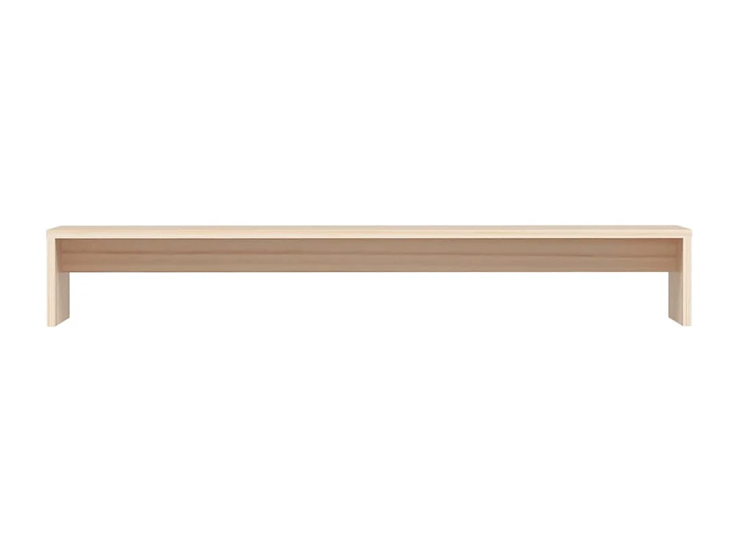 Support de moniteur 100x27x15 Bois de pin solide