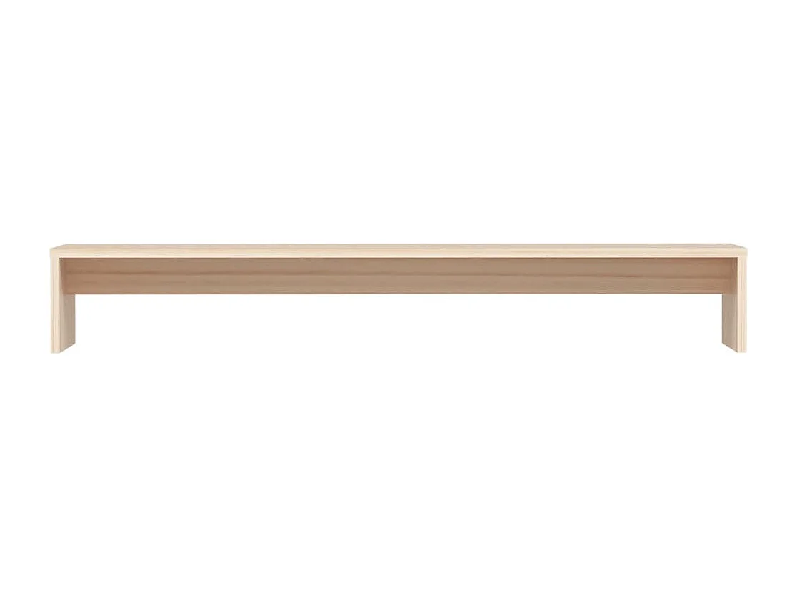Support de moniteur 100x27x15 Bois de pin solide
