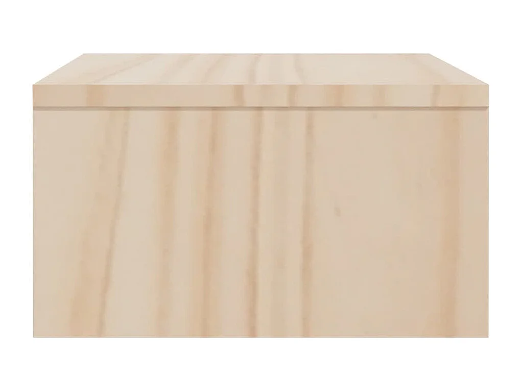 Support de moniteur 100x27x15 Bois de pin solide