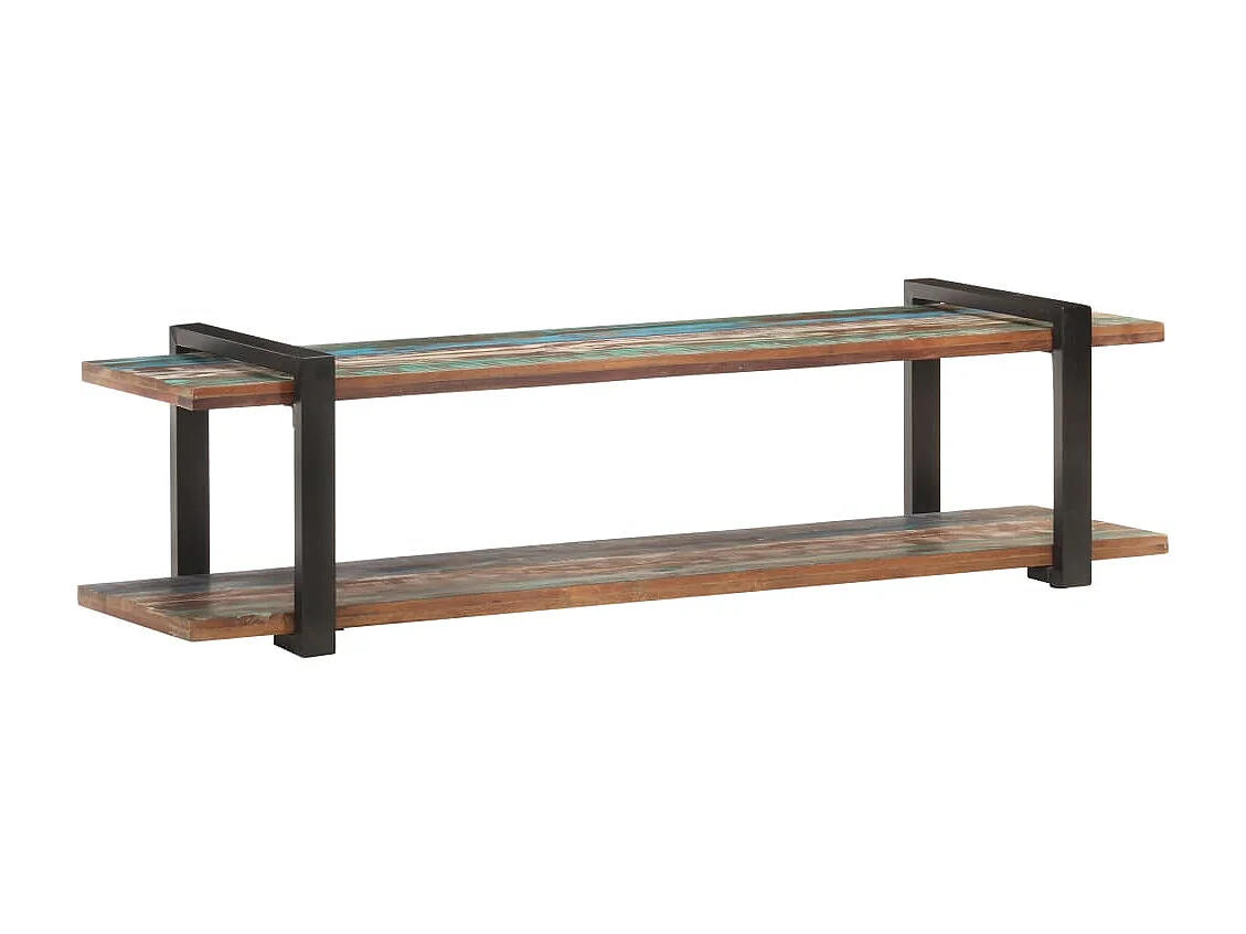 Meuble TV 160x40x40 Bois de récupération massif