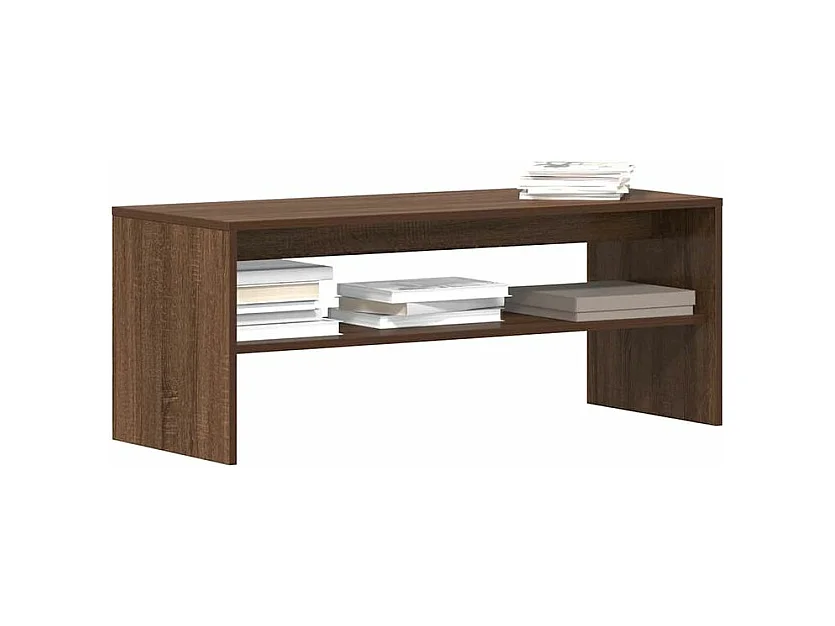Meuble TV Chêne marron 100x40x40 Bois d'ingénierie