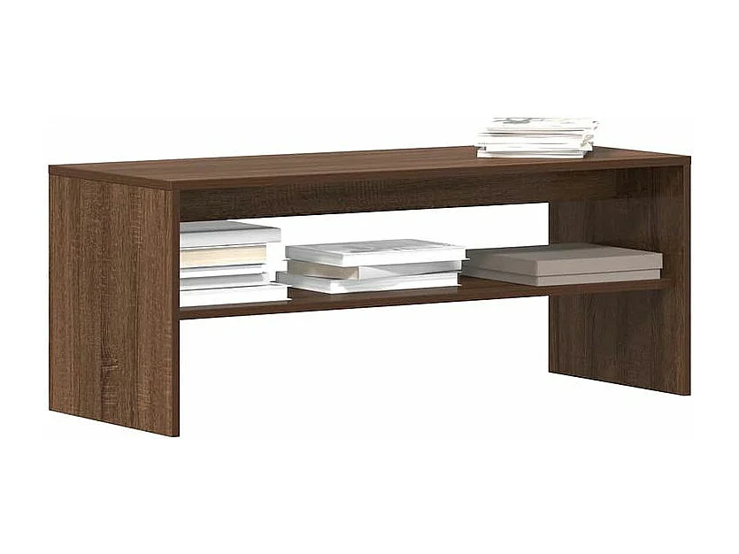 Meuble TV Chêne marron 100x40x40 Bois d'ingénierie