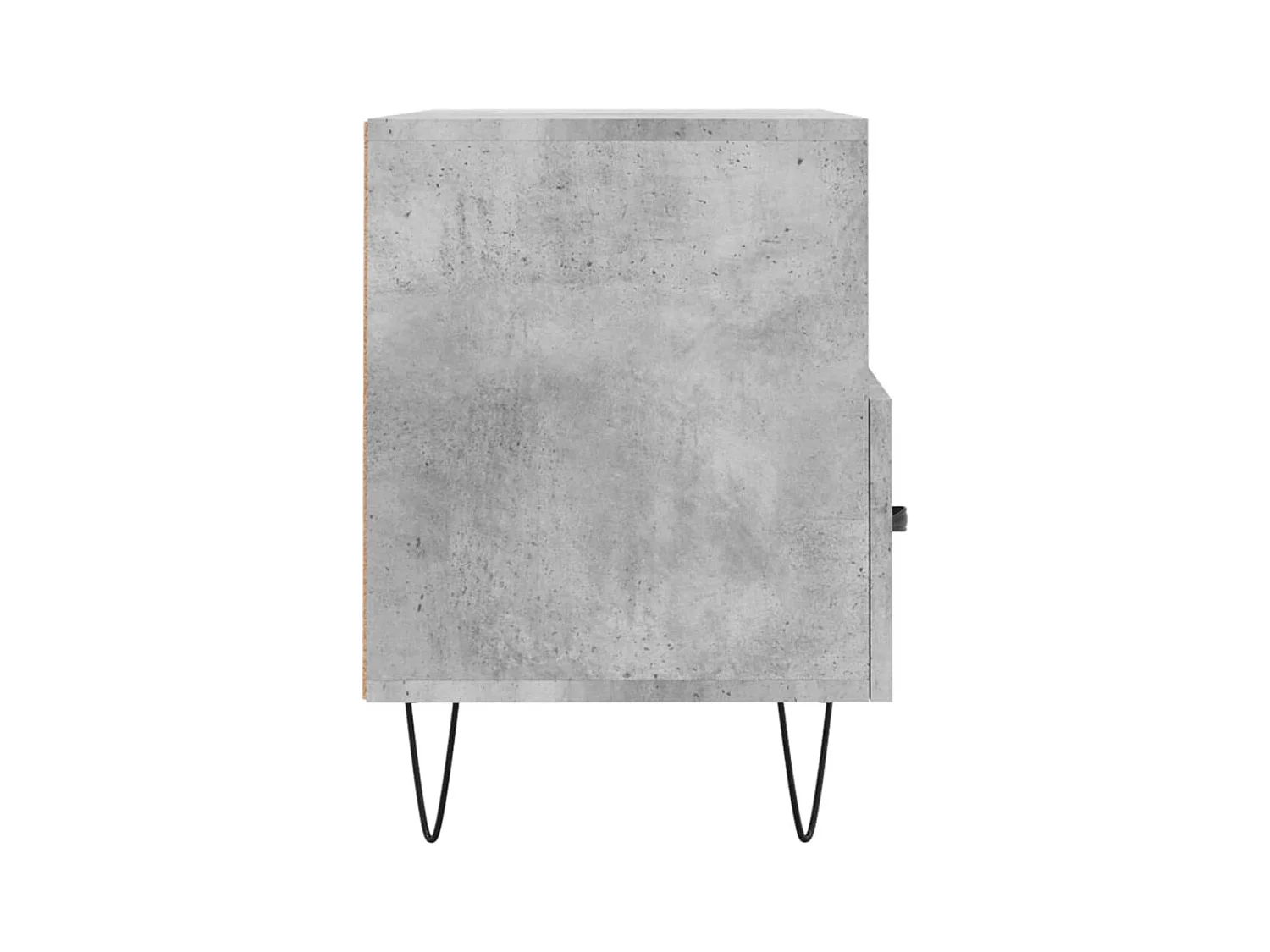 Meuble TV Gris béton 80x36x50 Bois d'ingénierie