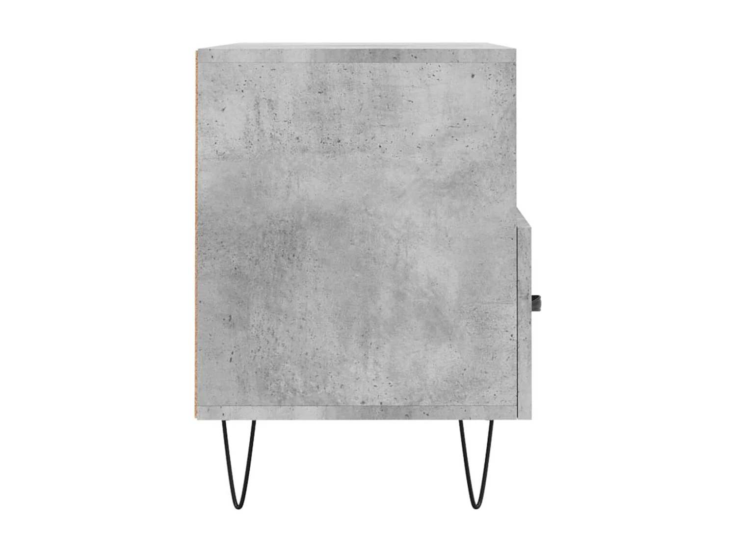 Meuble TV Gris béton 80x36x50 Bois d'ingénierie