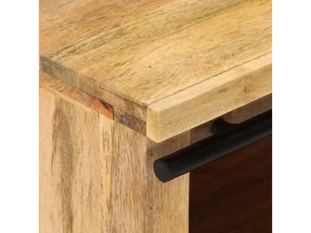 Meuble TV 90x35x40 Bois massif de manguier