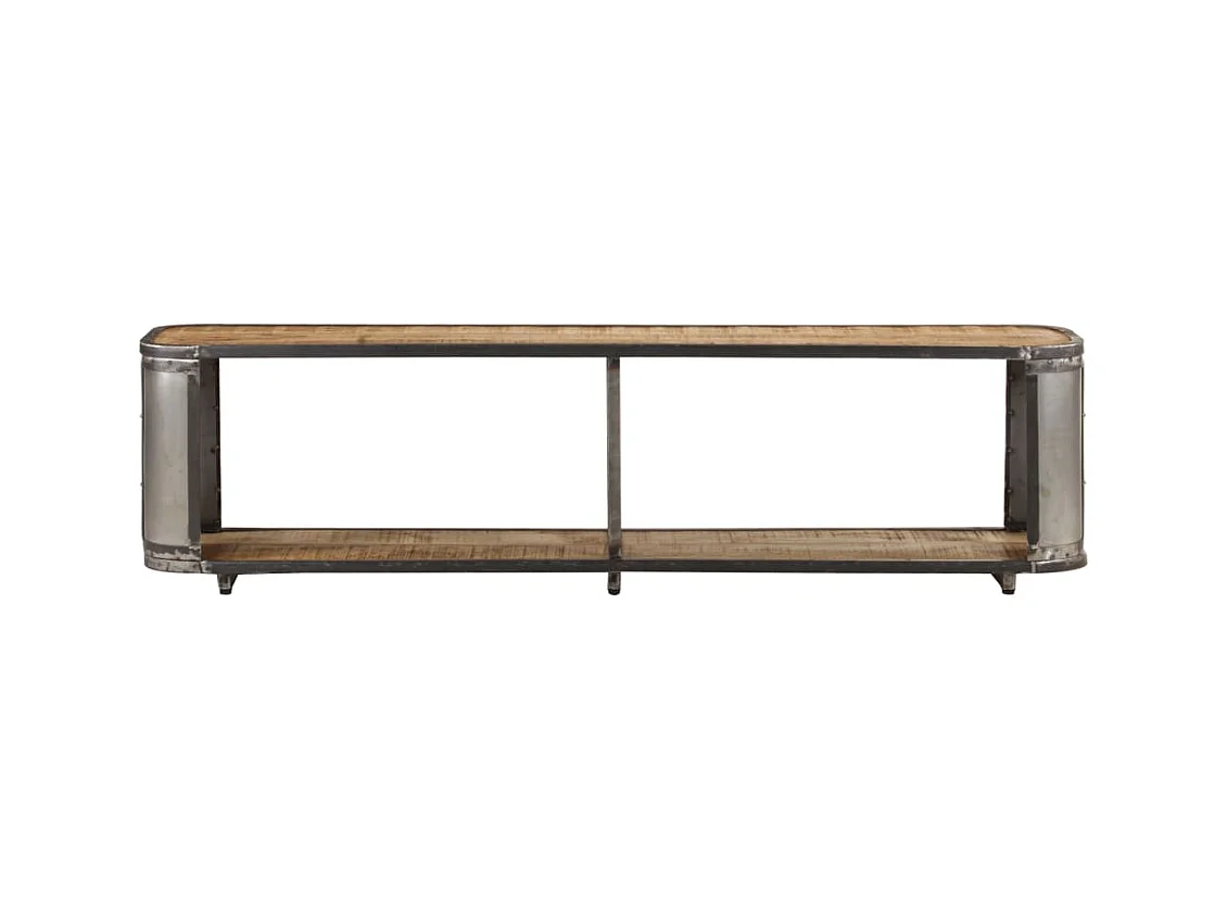 Meuble TV 150x30x40 Bois massif de manguier Kizzo 150