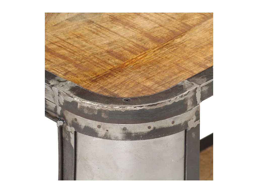 Meuble TV 150x30x40 Bois massif de manguier Kizzo 150