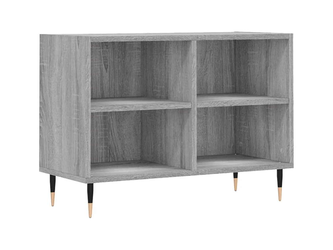 Meuble TV sonoma gris 69,5 x 30x50 bois d'ingénierie