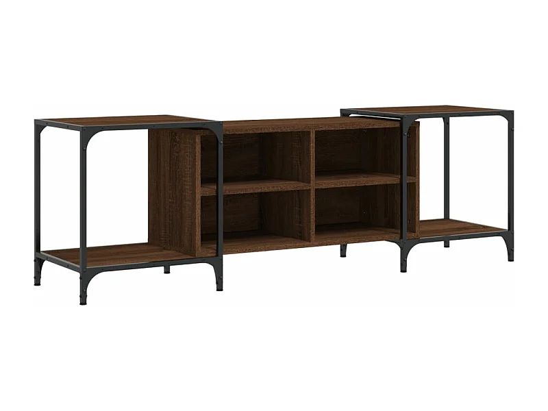 Meuble TV chêne marron 153x37x50 bois d'ingénierie
