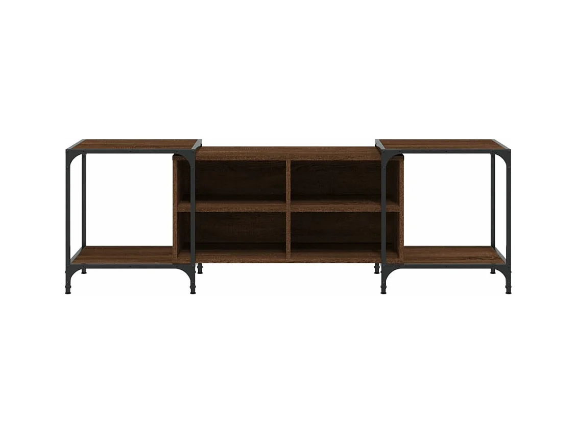 Meuble TV chêne marron 153x37x50 bois d'ingénierie