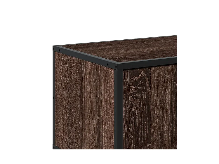 Meuble TV chêne marron 180x35x41 bois d'ingénierie