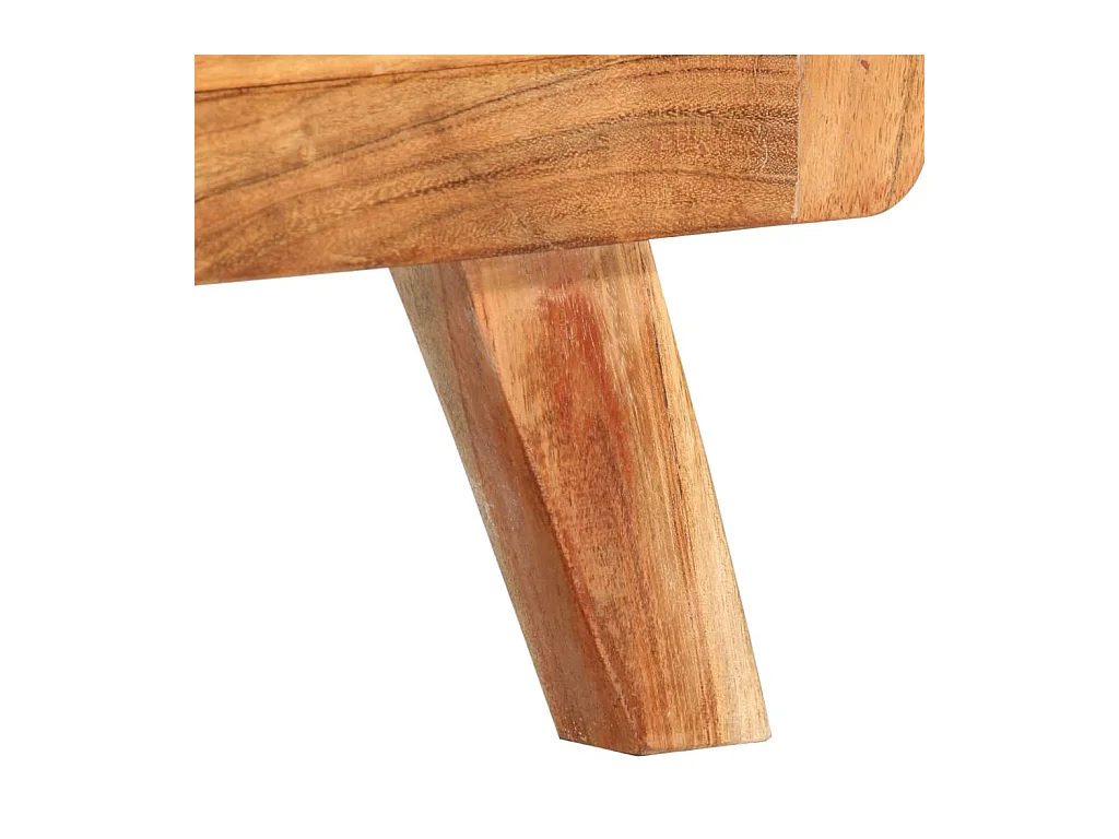 Meuble TV 110x30x40 Bois d'acacia massif 2