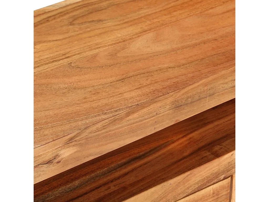 Meuble TV 110x30x40 Bois d'acacia massif 2