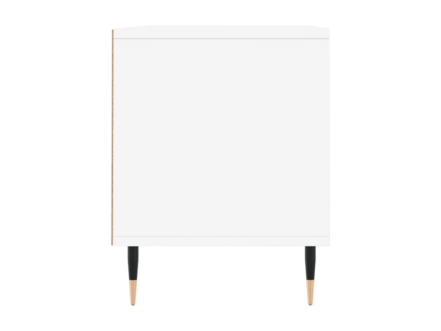 Meuble TV blanc 100x34,5x44,5 bois d'ingénierie