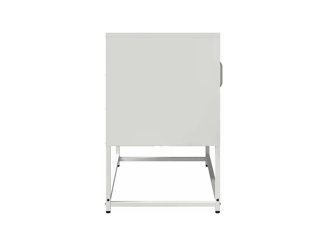 Meuble TV blanc 68x39x60,5 acier