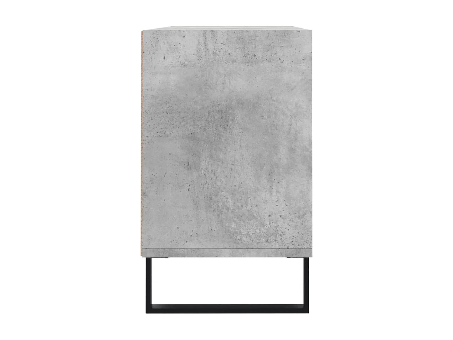 Meuble TV gris béton 103,5x30x50 bois d'ingénierie
