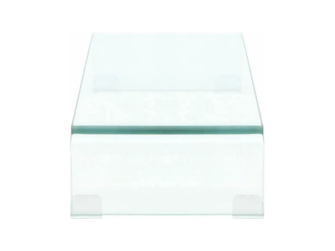 Meuble TV verre transparent Martial 60cm