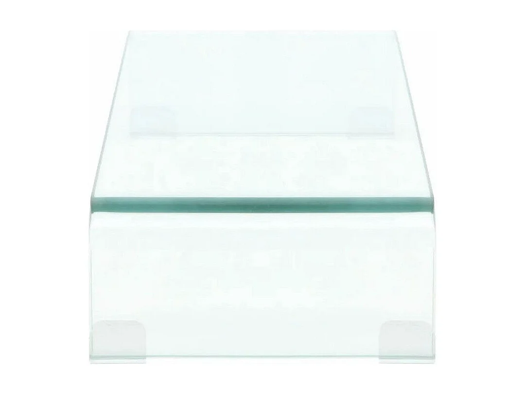 Meuble TV verre transparent Martial 60cm