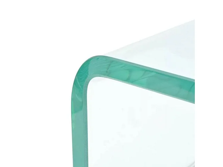 Meuble TV verre transparent Martial 60cm