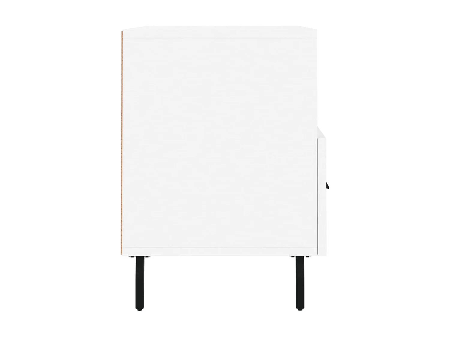 Meuble TV Blanc 80x36x50 Bois d'ingénierie