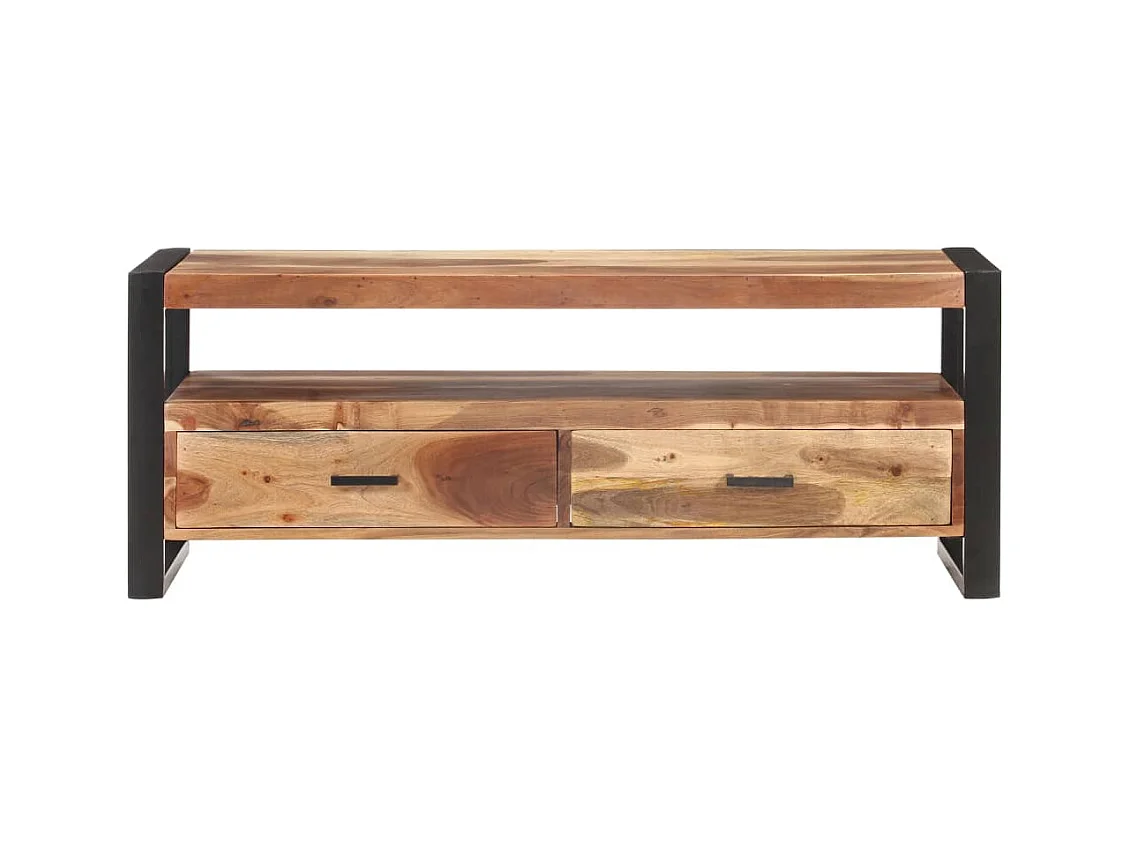 Meuble TV 120x35x45 Bois solide