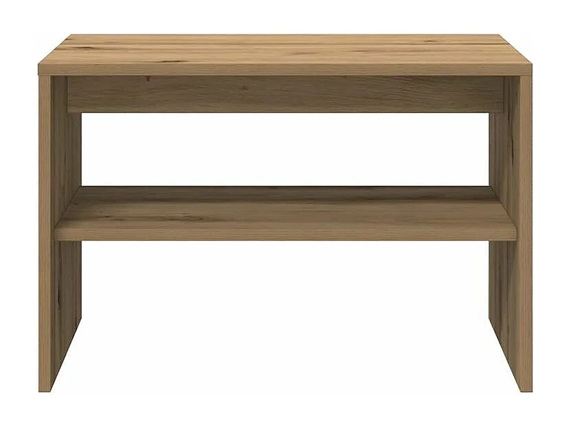 Meuble TV chêne artisanal 60x40x40 bois d'ingénierie