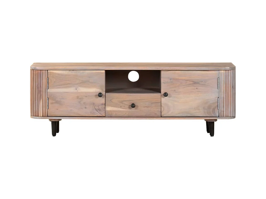 Meuble TV 118x30x40 Bois d'acacia massif