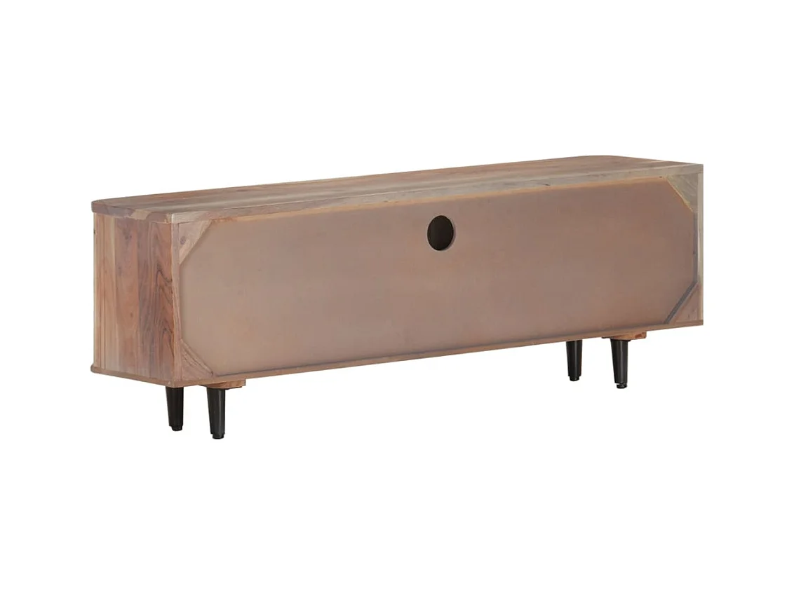 Meuble TV 118x30x40 Bois d'acacia massif