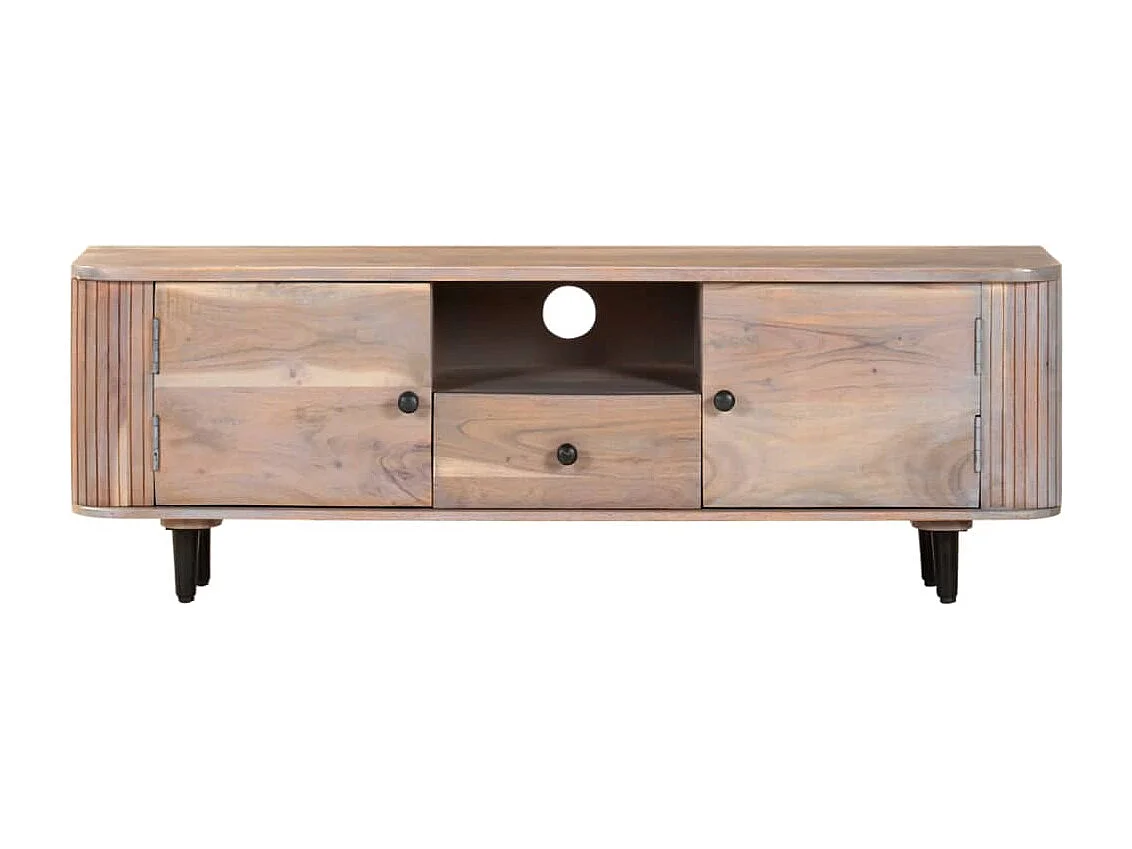 Meuble TV 118x30x40 Bois d'acacia massif