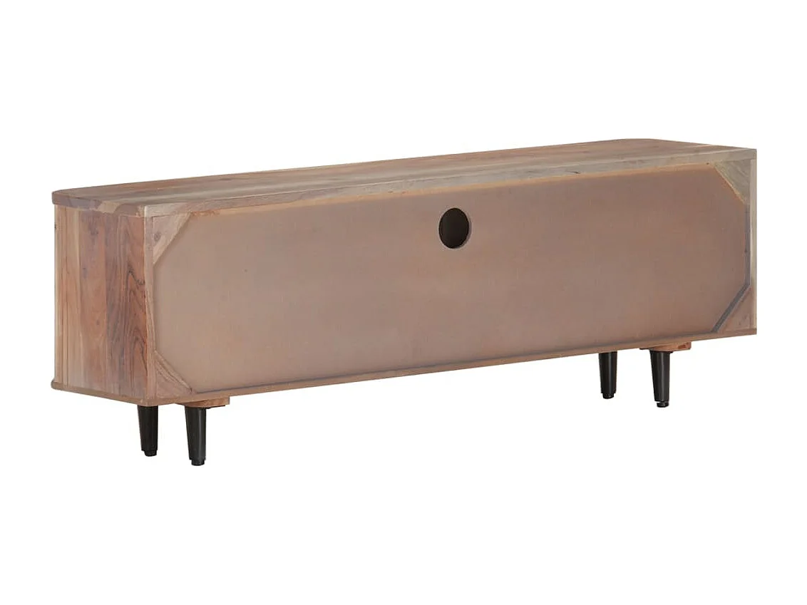 Meuble TV 118x30x40 Bois d'acacia massif