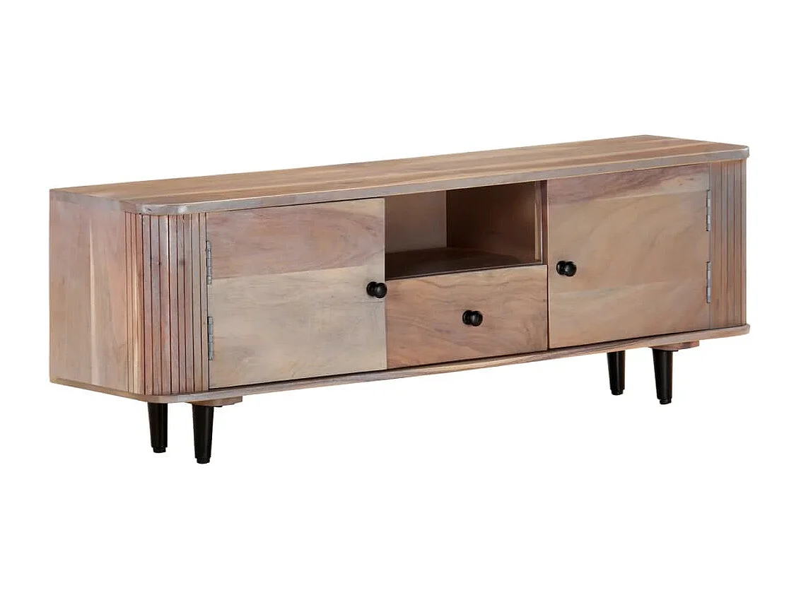 Meuble TV 118x30x40 Bois d'acacia massif