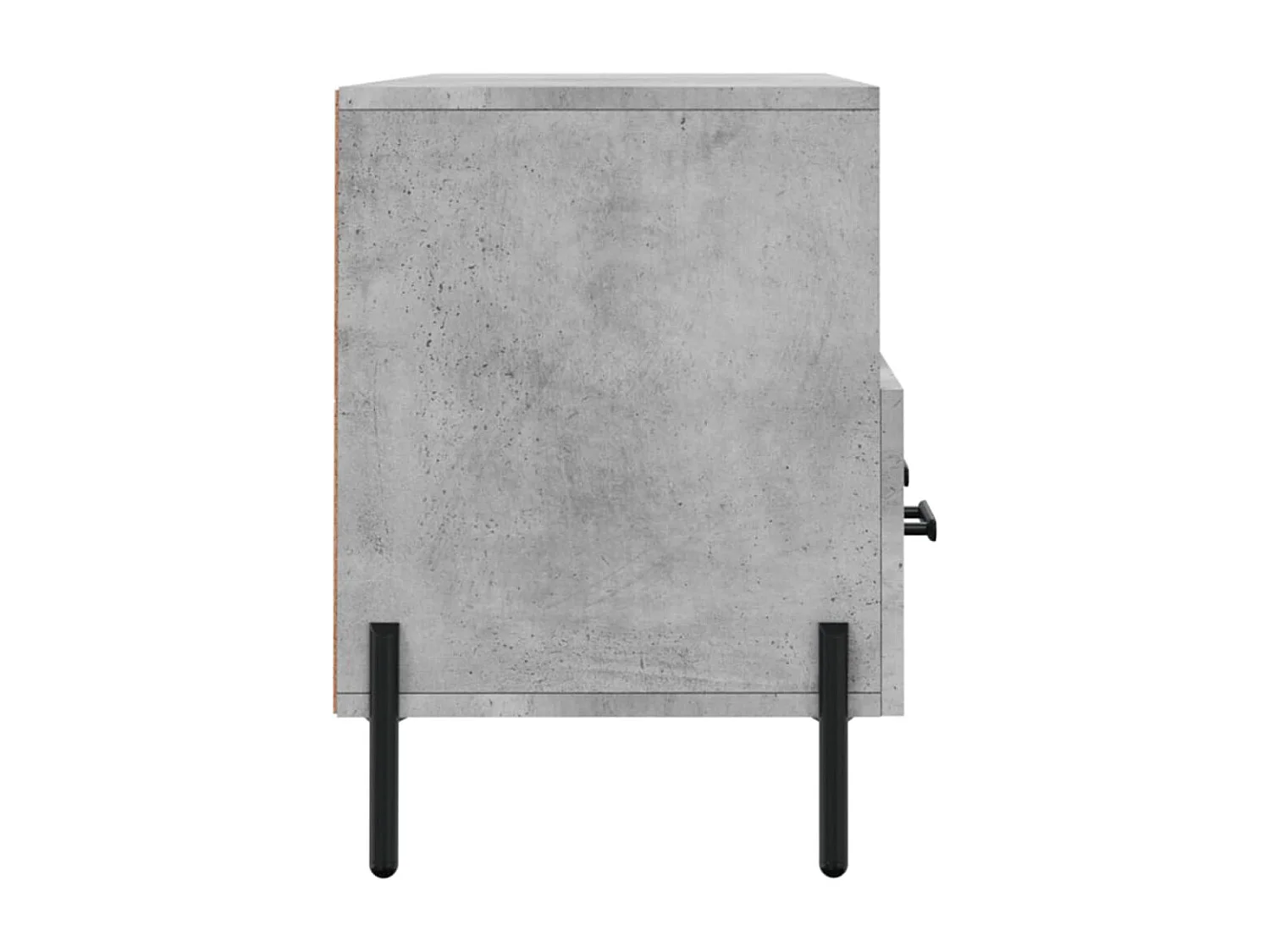 Meuble TV gris béton 102x36x50 bois d'ingénierie