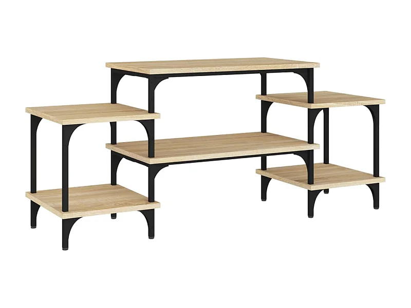 Meuble TV chêne sonoma 117x35x52 bois d'ingénierie