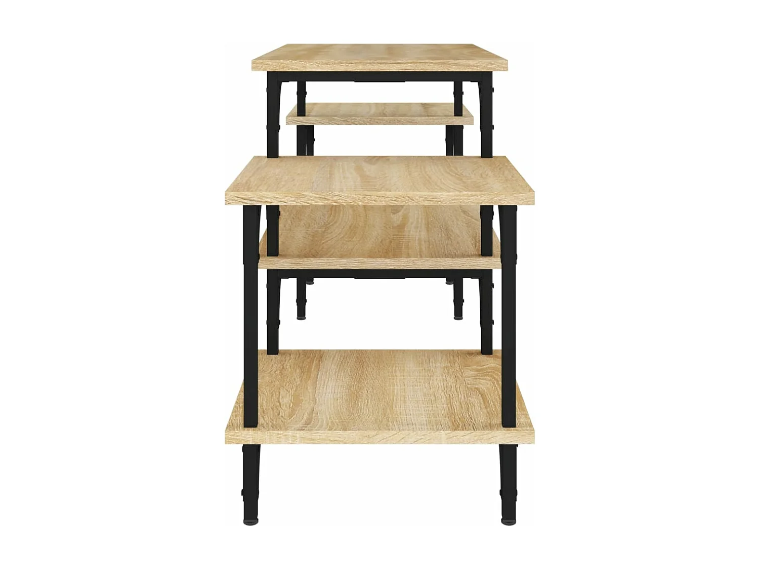 Meuble TV chêne sonoma 117x35x52 bois d'ingénierie