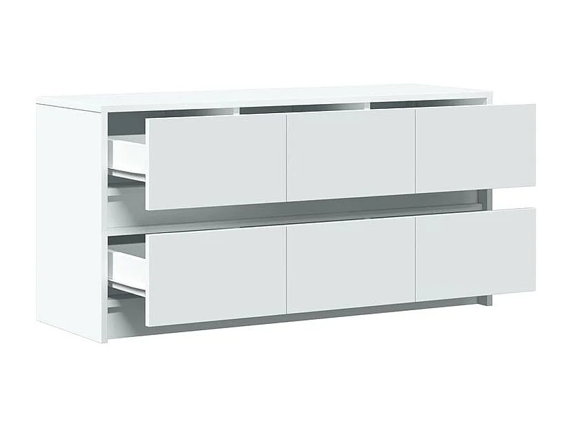 Meuble TV avec LED blanc 100x34x50 bois d'ingénierie