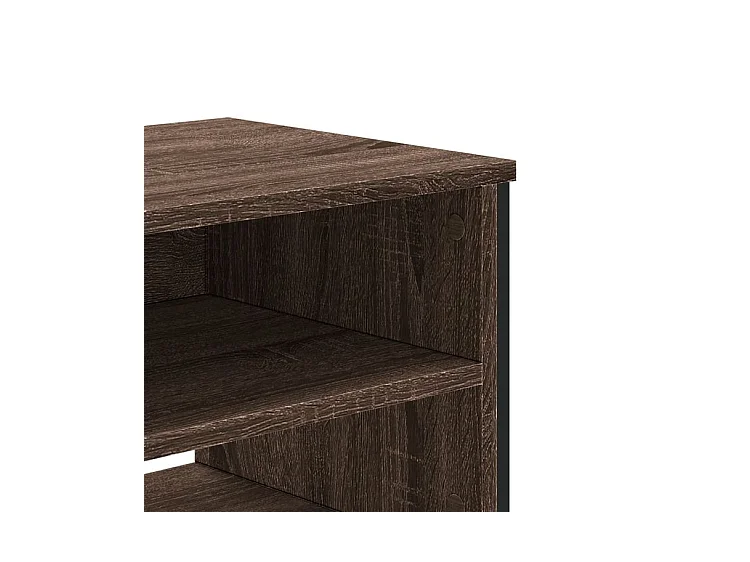 Meuble TV chêne marron 180x34x41 bois d'ingénierie