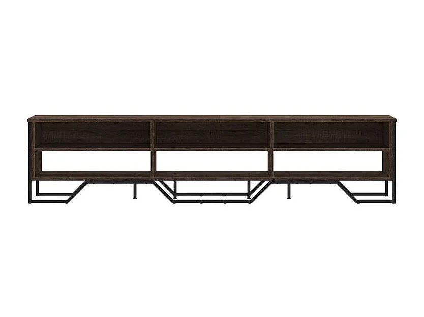 Meuble TV chêne marron 180x34x41 bois d'ingénierie