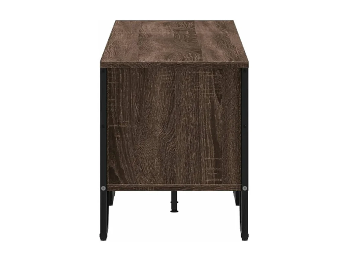 Meuble TV chêne marron 180x34x41 bois d'ingénierie