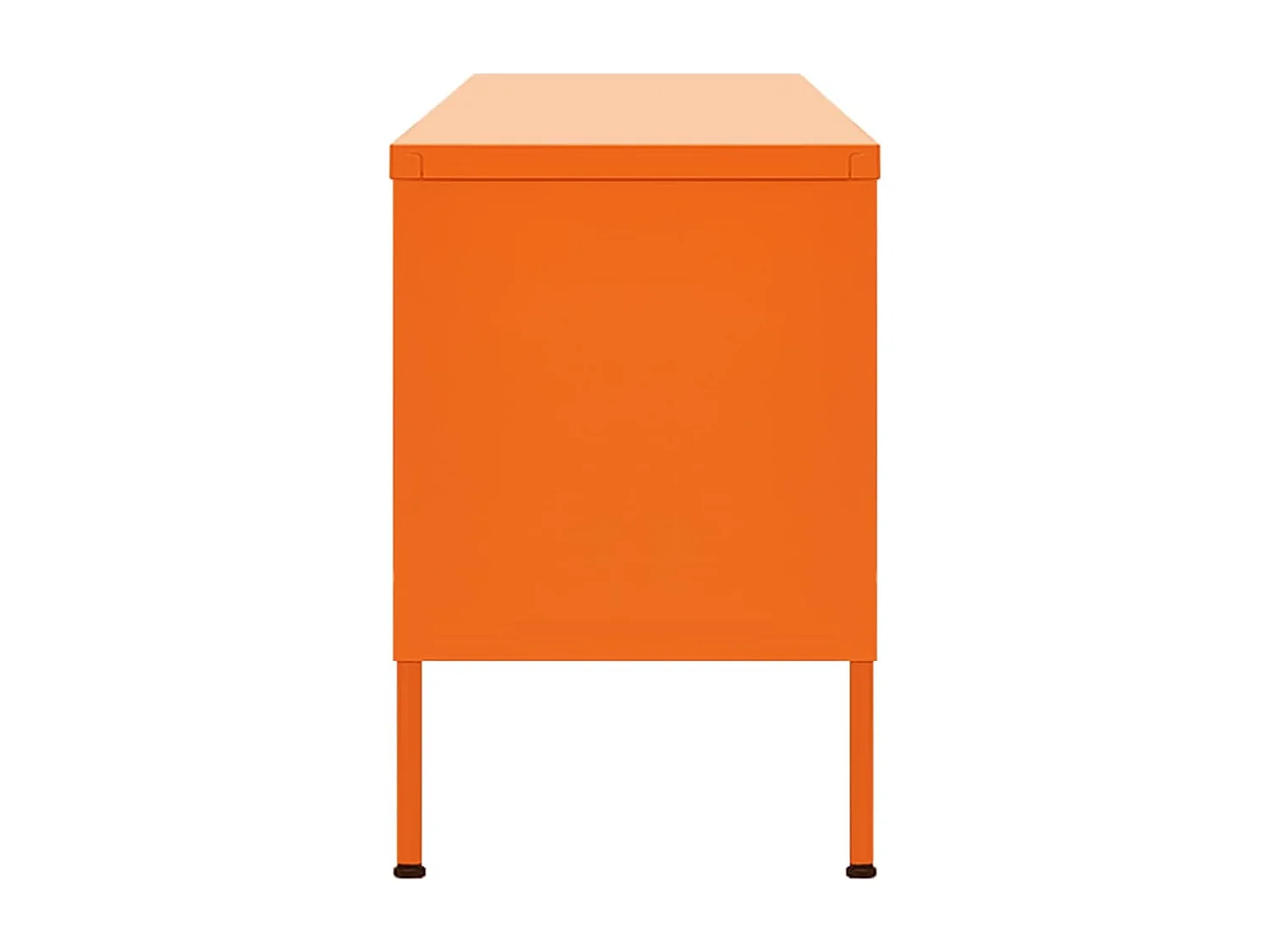 Meuble TV Orange 105x35x50 Acier 2