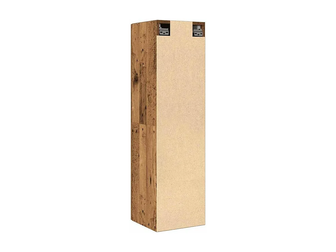 Meuble TV vieux bois 30,5x30x110 bois d'ingénierie