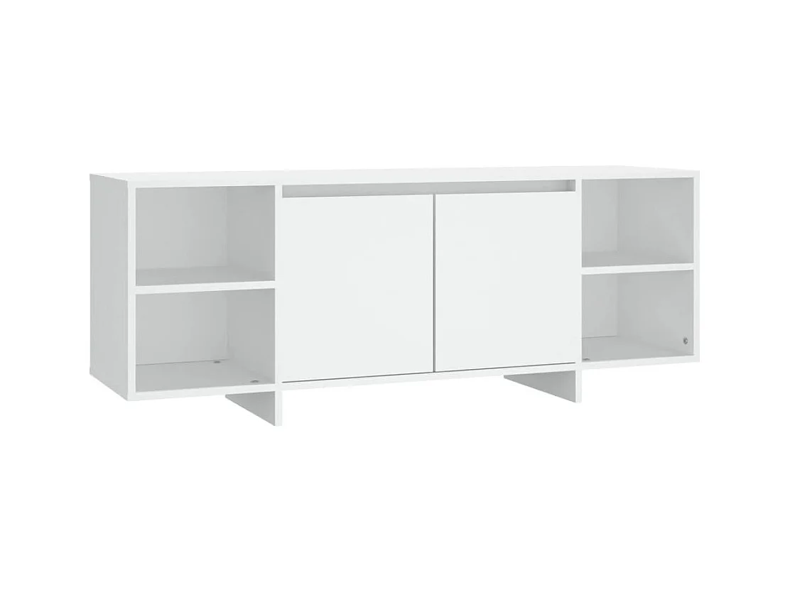 Meuble TV Blanc 130x35x50