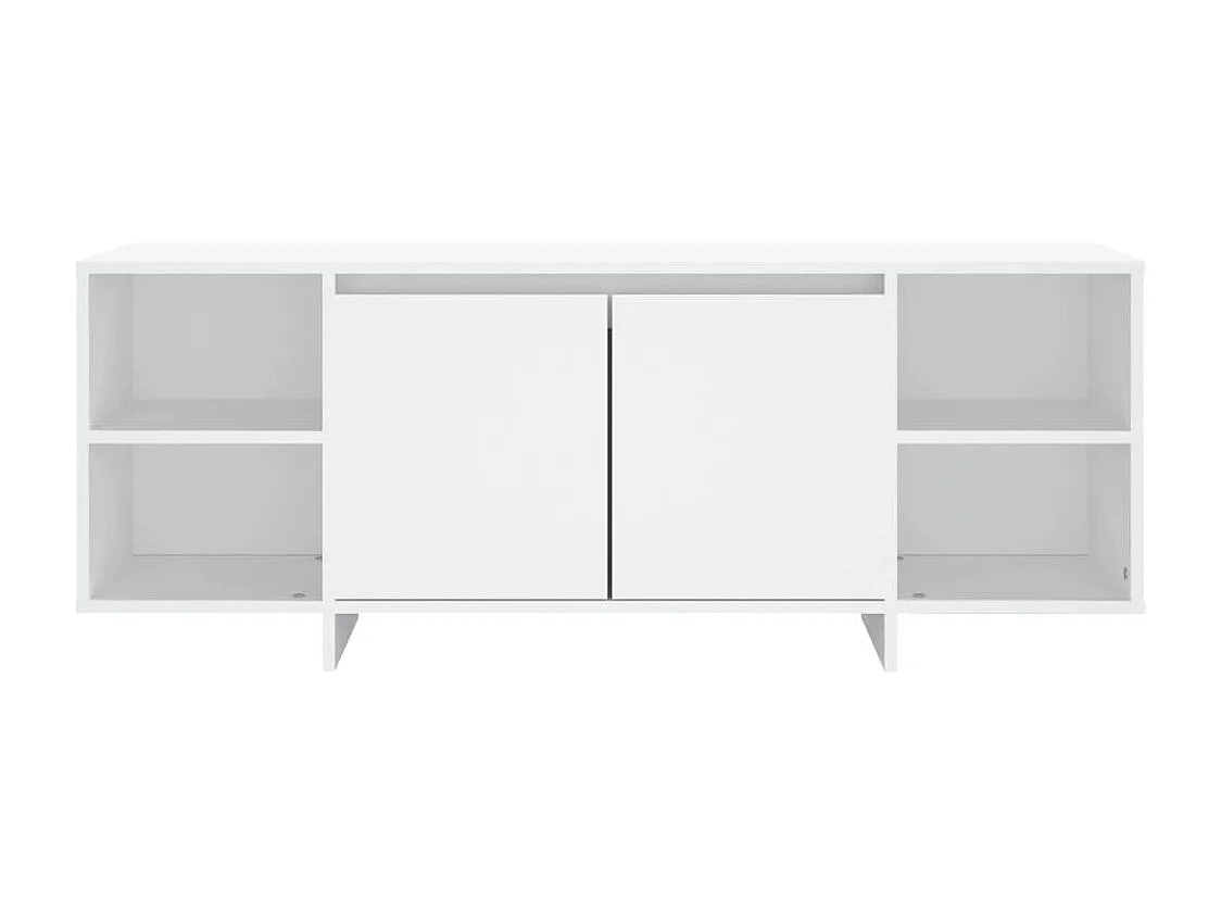 Meuble TV Blanc 130x35x50