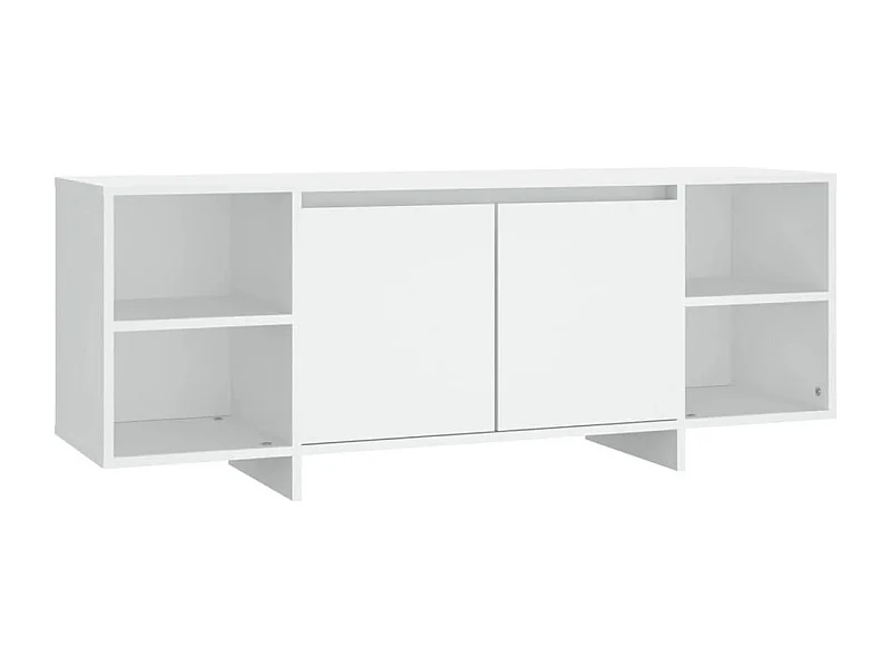 Meuble TV Blanc 130x35x50