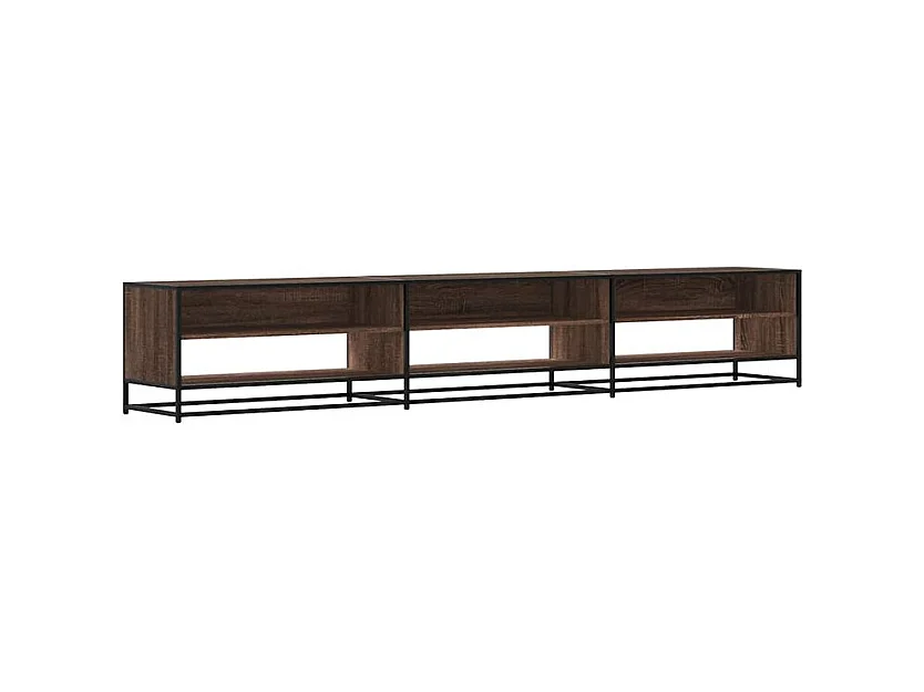 Meuble TV chêne marron 270x40x46 bois d'ingénierie