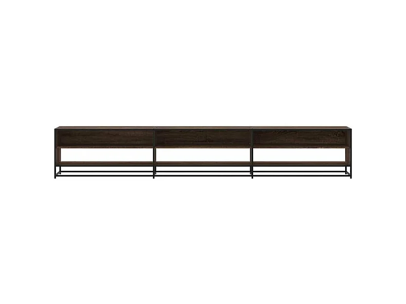 Meuble TV chêne marron 270x40x46 bois d'ingénierie